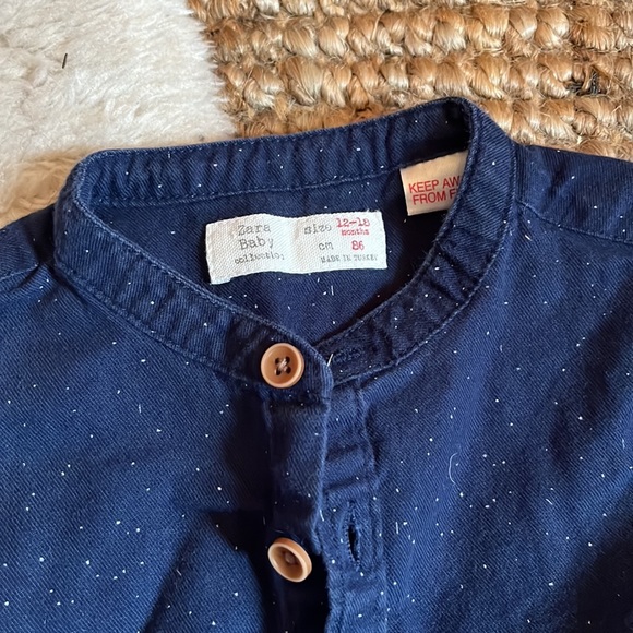 👕 Zara white confetti shirt - Picture 4 of 4